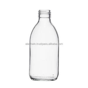 Botella de agua de vidrio duradera de grado superior con apertura amplia y sello de tapón de rosca fácil de beber y llenar para uso doméstico - Product Image 4