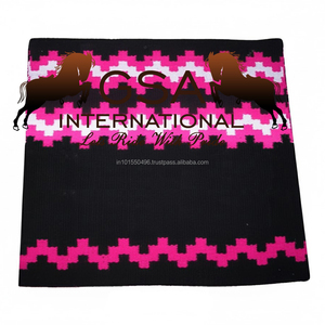 Manta de Silla de Montar Occidental Hecha a Mano con Lana 100% Neozelandesa, Hermosa Manta de Exhibición en Diferentes Colores al Mejor Precio de Fábrica - Product Image 6