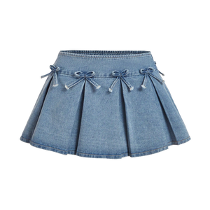 Nouvelle arrivée, vente flash : jupe en jean sur mesure pour femme, taille haute, nouvelle jupe en jean d'été, en vente en ligne à bas prix - Product Image 1