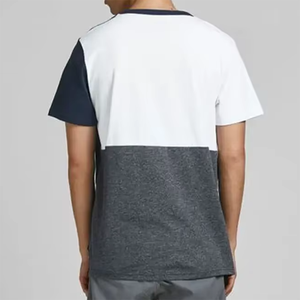 Custom Front Polyester/Cotton Regular Sleeve O-Neck Breathable Eco-Friendly Quick Dry Plus Size Men's <b>Canvas</b> High T-Shirts - Product Image 3