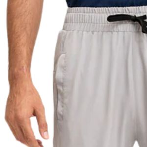 <b>Men</b> <b>White</b> Jogger <b>Pants</b> Elastic Drawstring Waist Slim Tapered Fit Casual Sweatpants Lightweight Everyday Lounge Training Athletic - Product Image 3