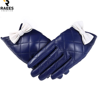 Nouveaux gants tactiles de conception tendance en cuir véritable pour l'extérieur, gants chauds simples et élégants pour la conduite