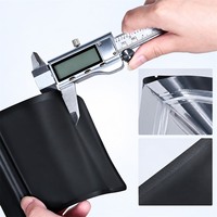 Pochette plate métallisée à fermeture éclair trois côtés, imprimée sur mesure pour l'emballage en vrac d'épices et de poudres aromatiques