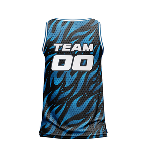 Maillot de basket-ball en mesh respirant de haute qualité, personnalisable OEM, sublimation de haute qualité pour les sports d'été, votre design et vos numéros. - Product Image 3