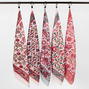 Nueva Colección de Bandanas Ecológicas de Algodón con Estampado a Mano, Accesorios Multifuncionales para Hombre y Mujer, Listos para Vender - Product Image 1