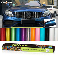 Rouleaux de papier vinyle décoratif mat coloré de haute qualité pour la protection de la peinture, films satinés pour voitures
