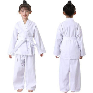 Unisex Kids Karate Uniform White Cotton Regular Fit Comfortable Stretch Durable 400g Mixed Martial Arts Gi Wear - Product Image 4