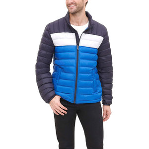 Chaqueta Acolchada 100% Nailon Impermeable y Ecológica con Cuello Alto, Diseño de Parches y Logotipo Frontal - Lista para el Invierno - Product Image 3