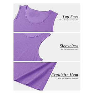 Camiseta sin mangas para gimnasio para hombre – Camiseta deportiva transpirable de secado rápido – Chaleco ligero para correr y hacer ejercicio para entrenamiento y deportes - Product Image 6