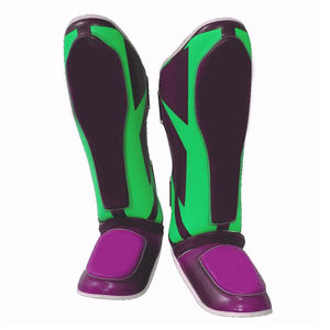 Espinilleras de Cuero PU de Color Personalizado, Hechas en Pakistán, Duraderas, para Entrenamiento de MMA, Boxeo y Muay Thai, Protección de Calidad - Product Image 6