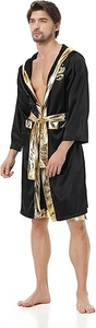 High Quality Boxing Robe With Hood <b>Red</b> Color Custom Design Wrestling Boxing Robe MMA Mai Thai Training Boxing Robe OEM - Product Image 2