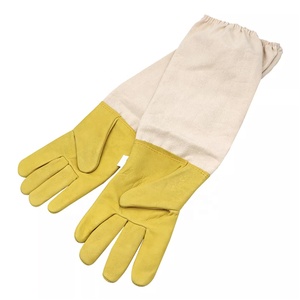 Gants d'apiculture de qualité supérieure avec intérieur doux, paume renforcée, manchette allongée, conception protectrice et options de personnalisation complète - Product Image 1
