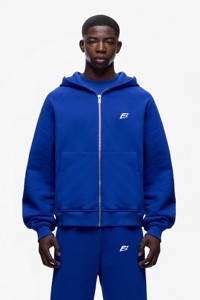 Wholesale Custom-<b>Navy</b> Hooded Men's Tracksuits Sets Fleece Sweatshirt Jogger Pants Custom Logo Casual Streetwear OEM Supplier USA - Product Image 5