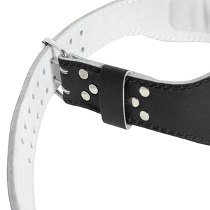 Ceinture de musculation en cuir robuste personnalisable, équipement de musculation souple, équipement de levage de poids, boucle à levier réglable, équipement de sécurité pour la remise en forme - Product Image 3