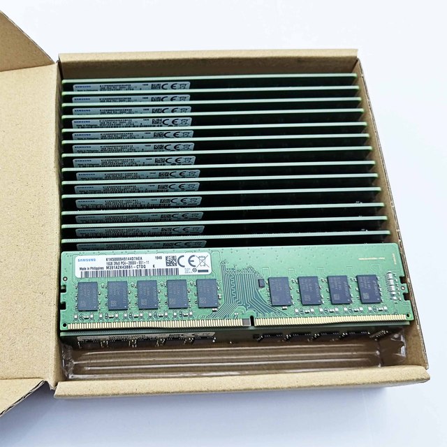 32GB DDR4-2666 PC4-21300 Registered ECC RDIMM Server Memory Module M393A4K40BB2-CTD Dual Rank 288-Pin RAM for Data Center