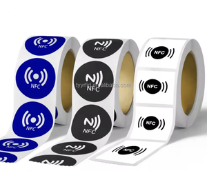 Biểu tượng tùy chỉnh lập trình 13.56 MHz <span class=keywords><strong>NFC</strong></span> <span class=keywords><strong>Tag</strong></span> có thể in RFID tần số cao Sticker <span class=keywords><strong>NFC</strong></span> cho thanh toán - Product Image 2