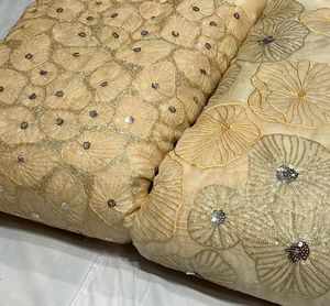 High End Custom Embroidery Net Polyester Fabric for Wedding Dress Design Fashion <b>Garments</b> Bags Home Textile and Swimwear - Product Image 3