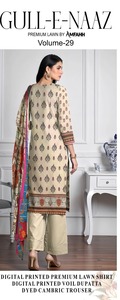 Shalwar kameez pakistaní de muy alta calidad. Shalwar kameez de calidad de exportación para damas. Trajes estampados de algodón/lino pakistaní. - Product Image 3