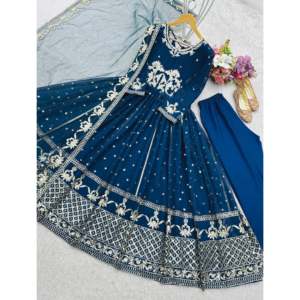 ชุดสำหรับผู้หญิงชุดออกงานปาร์ตี้หรูหราพร้อม pent and dupatta ทันสมัยและเก๋ไก๋ - Product Image 2