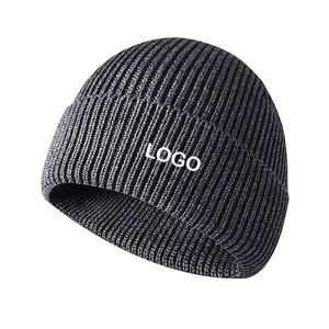 Customizable <b>Winter</b> Warm Knit Fisherman Beanie <b>Cap</b> <b>for</b> <b>Men</b> and Women with Blank or Designer Logo - Product Image 3