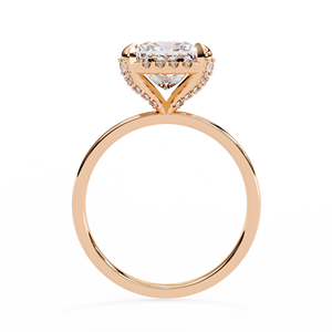 Anillo de Compromiso de Oro Amarillo Sólido de 14K/18K con Diamante Cultivado en Laboratorio, Corte Princesa, Certificado IGI, 1-3ct, Chapado en Oro, Joyería de Lujo para Boda - Product Image 2