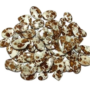 พลอยวอลลาสโตไนต์สีขาวธรรมชาติทรงปาล์มสโตนแบบหลวม น้ำหนัก 500 กรัม จากออสเตรเลีย สำหรับทำเครื่องประดับ - Product Image 1