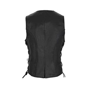 Chaleco de Cuero Personalizado de Estilo Nuevo a Precio Económico y Calidad Premium, Chaleco de Cuero Vaquero para Hombre y Mujer - Product Image 5