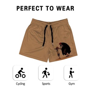 Pantalones Cortos de Malla para Hombre, Transpirables, con Cordones Ajustables, de Secado Rápido, de 5 Pulgadas, para Verano, con Estampado por Sublimación Personalizado - Product Image 2