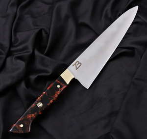 New Arrival Prestige Blades Handmade Ambidextrous Carbon Steel Chef <b>Knives</b> Brushed Finish Customized Packing <b>Sharp</b> Blade - Product Image 2