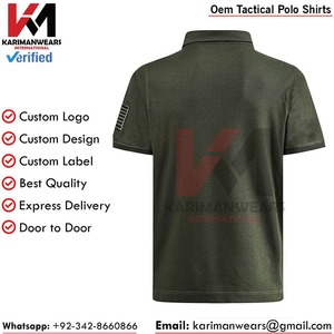 เสื้อโปโลแบรนด์สั่งทำพิเศษ เนื้อผ้าระบายอากาศ แห้งเร็ว รับผลิตแบรนด์ส่วนตัว ขายส่งสำหรับแบรนด์กิจกรรมกลางแจ้ง - Product Image 2