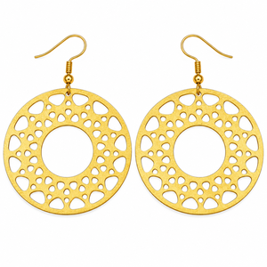 Boucles d'oreilles pendantes carrées en laiton doré avec incrustation de bois bordeaux, bijoux géométriques minimalistes, vente en gros - Product Image 2