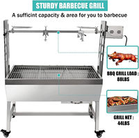 Barbecue rotatif, rôtissoire, machine à griller, rôtissoire à broche pour fête en plein air