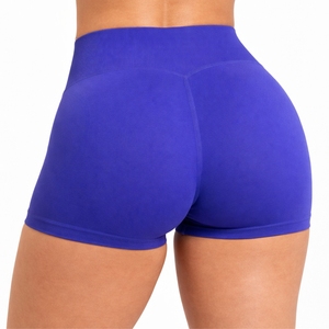 Women High Waist Stretch Gym Yoga Workout <b>Shorts</b> Quick Dry Breathable Eco-Friendly Comfort Fit Soft Fabric Active Wear - Product Image 5