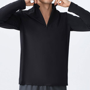 Casual Wear Quarter Zipper Sweatshirts Light <b>Weight</b> Top Selling Zipper Sweat Shirts Comfortable Quarter Zipper Shirts OEM - Product Image 5