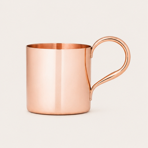 Tasse Moscow Mule en Cuivre Pur Faite à la Main, Tasse en Cuivre Massif de Qualité Alimentaire pour Bar et Cocktails, Personnalisable avec Logo OEM, Vaisselle en Gros - Product Image 1