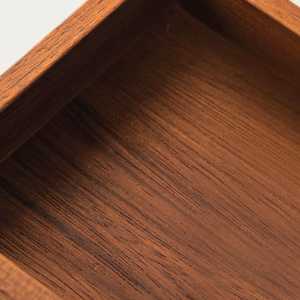 Bandeja Rectangular de Madera de Acacia, Diseño Minimalista, Bandeja Decorativa de Madera Hecha a Mano para Servir Bebidas en el Hogar - Product Image 6