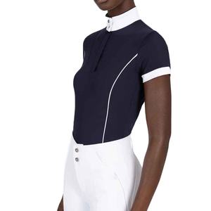 เสื้อขี่ม้าคุณภาพพรีเมียมแบบใหม่ เสื้อแขนสั้นดีไซน์โดดเด่นสำหรับผู้หญิง เสื้อชั้นในสำหรับขี่ม้า - Product Image 4