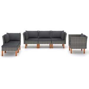 Ensemble de salon de jardin gris - Product Image 2
