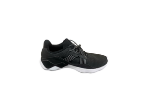 Chaussures de marche en cuir de vache noir avec maille respirante, bout rond, bande élastique, semelle intermédiaire en EVA, semelle extérieure en caoutchouc, pour toutes les saisons printemps/hiver - Product Image 2
