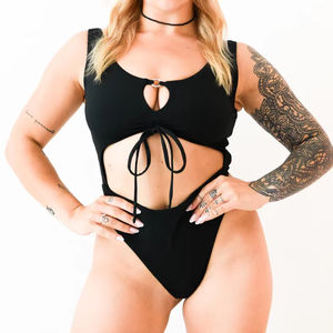 Body Deportivo para Mujer, Transpirable, Elástico, Ajustado, para Pole Dance, Duradero, Cómodo, de Spandex/Nailon, de Secado Rápido - Product Image 1