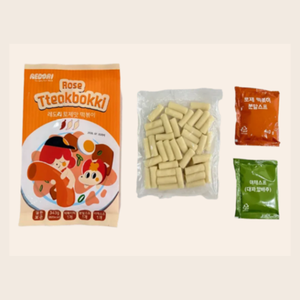 Kit de Comida K-Food Auténtico de Tteokbokki de Rosa, Comida Callejera Coreana Clásica Redori, Almacenamiento a Temperatura Ambiente - Product Image 2