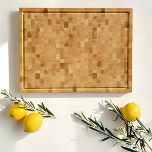 Planche à découper en bois au design attrayant, de qualité supérieure, pour usage domestique et hôtelier. - Product Image 4