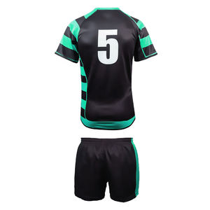 Premium Quality Rugby Uniforms 100% Polyester Breathable Custom Logo Unisex Latest Arrival Comfortable Sets - Product Image 6