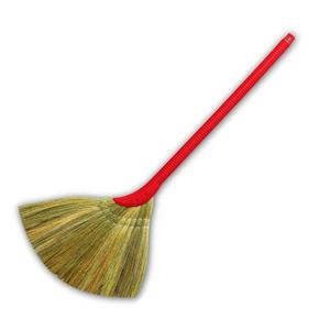 Bâtons de balai en plastique de haute qualité en gros avec manche de balai d'herbe fournitures de nettoyage essentielles pour un usage domestique - Product Image 1