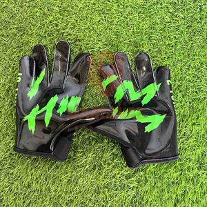 Gants de football américain personnalisés 2026 pour receveur, modèle hiver, avec design imprimé sur le devant, respirants, grandes tailles - Product Image 5