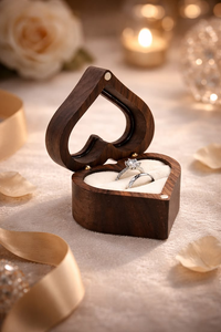 Antique Style Wooden Ring <b>Box</b> for Jewelry Storage and Special Gift <b>Presentations</b> by blossom craft india - Product Image 3