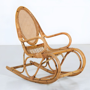Chaises berçantes en bois de rotin durable à prix compétitif chaise longue de loisirs naturelle écologique pour le mobilier de maison - Product Image 3