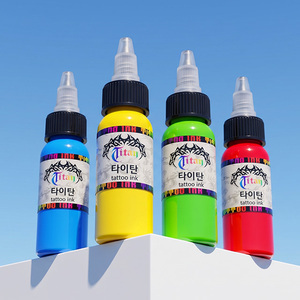 หมึกสักไททัน โปรเฟสชั่นแนล คอเรียน ทีที 30 มล. (1 ออนซ์) เครื่องสำอางเกาหลีสำหรับเพ้นท์ร่างกาย สีสำหรับมืออาชีพ ขายส่ง OEM ODM - Product Image 1