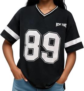 เสื้อเจอร์ซีย์แฟนคลับสตรีทแวร์ทรงโอเวอร์ไซส์ผ้าตาข่ายสไตล์ฮิปฮอป ลอสแอนเจลิส เบอร์ 21 ระบายอากาศได้ดี เสื้อเจอร์ซีย์แฟนคลับแบบยูนิเซ็กซ์ ขายส่ง - Product Image 3