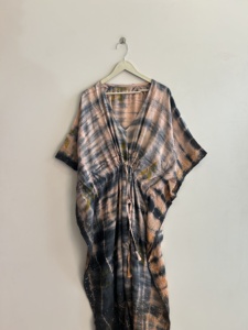 Wholesale Pack Of <b>Maxi</b> Printed Hand Tie Dye <b>Kaftan</b> Dress Luxury Women Comfy Dress - Product Image 3